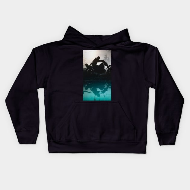 days gone Kids Hoodie by store of art